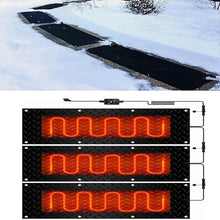 OIAJMJVED Snow Melting Mats for Driveways and Entrances - 3 Pack (15.7x24in) - Efficient Electric Snow Removal Mats(40x120cmx3Pcs)