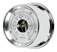 MaXimum Proteus Aneroid Barometer - Chrome Case, Silver Dial