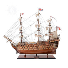 Old Modern Handicrafts Exclusive Edition HMS Victory Collectible Natural Wood