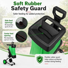 Garden Wood Shredder with 50l Bag,Electric Mulcher Chipper