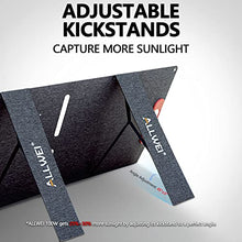 ALLWEI 200W Portable Solar Panel for 1200W 2400W Power Station Solar Generator, Folded 3-in-1 Outputs 18V Solar Charger with Adjustable Kickstand for RV Camping Home