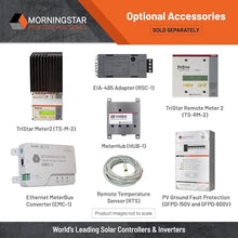 Morningstar Tristar 60A PWM Solar Charge Controller, Panel Regulator