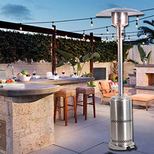 AIZYR Outdoor Patio Heater, Freestanding Propane Patio Heater with Wheels for Home/Courtyard/Indoor Dust &Waterproof