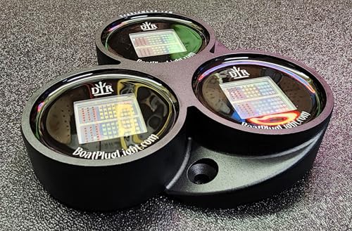 BoatPlugLight.com Trinity Boat Transom LED Underwater Light RGB Color Changing