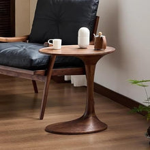 Chicken Couch End Table Wooden Side Table Sofa Corner Round Side Table Small Coffee Table Bedroom Bedside Table Corner Tables for Living Room