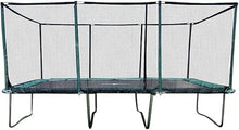 Galactic Xtreme Rectangle Trampoline 10x17 with Net Enclosure Green