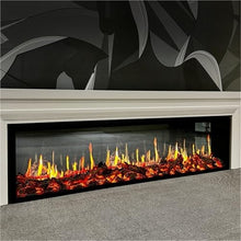 Atomized Fireplace Fireplace Realistic Flame Recessed Ultra-Thin Decorative Fireplace One-piece Molded Fireplace Household(Medium)