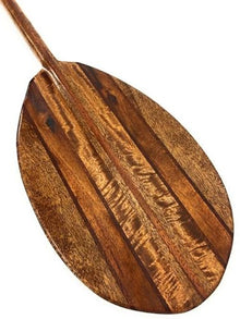 Tikimaster Exquisite Hawaiian Koa Paddle with Inlay 50 in Oahu