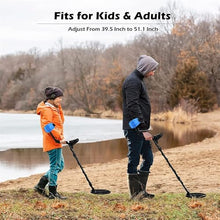 FENOKD Metal Detector, Professional Underground Metal Detector with 9.8 Inch IP68 Waterproof Search Coil,LCD Display with Backlight