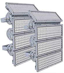 Kekeou 800W LED Stadium Lights Outdoor, 2Pack 400W 6500K Arena Flood Light