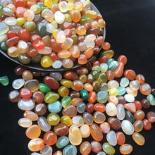 Pebble Building Decoration Stone Ground Construction Wall Decoration Stone Polished Pebbles (Diameter 20-30MM/Mix colors/220lb)