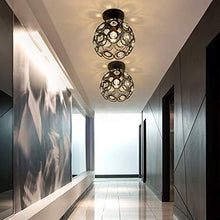 FidemM Lamp Nordic Net Red Crystal Aisle Corridor Staircase Porch Entrance Hall Balcony Led Ceiling Lamp