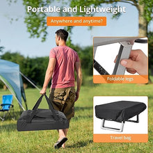 Portable Propane Gas Pizza Oven, 12 Inch with Foldable Legs, Accessory Kit