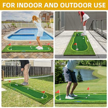 DWVO Golf Putting Green 3.3X10ft Practice Putting Mat Green