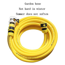 C/H 100M Reinforced PVC Garden Hose Yellow Green