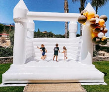 iLink-outer 13FT Large White Bounce House with Air Blower