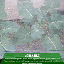 Farm Plastic Supply - Garden Mesh Barrier - Mesh Netting Kit, Fine Bug Netting for Garden, Insect Pest Barrier (13' x 250')