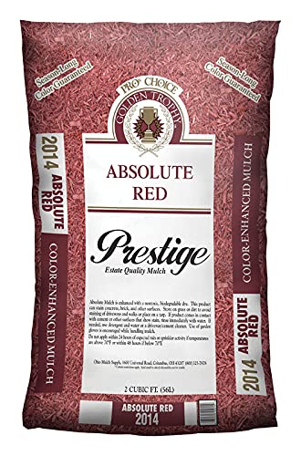 Ohio Mulch Supply Inc 1922 Absolute Red Mulch 70 Bags Red