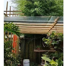 GRRICEPL Greenhouse Shed Replacement Cover, Polycarbonate Roof Panels 0.8mm Glassfiber Insulation Easy to Cut & Bend for Outdoors Carport Cold Frame (Color : Clear, Size : 1.2x10m)