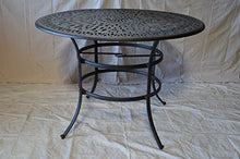 Patio Land Palm Tree 5pc Outdoor Bar Set 48" Dark Bronze