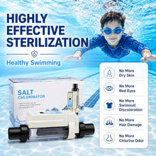 Salt Chlorine Generator, 8/12/16/20G/H, SPA Chlorine Generator Electrolyzer, Salt Chlorination System for Pools, Spa Pools EC20(12g/H≤85m³)