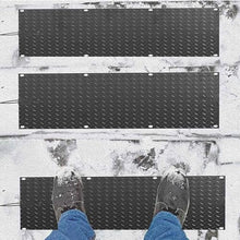 ZRUTIMI Snow melt pad Pavement Heating Non-Slip ice melt pad, Suitable for Winter Outdoor Steps, driveways, walkways, doorways Snow melt(4Pcs,10inx35.4in (25.4x90cm))