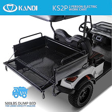 Kandi America Electric Cart 2 Passenger Silver