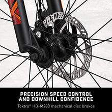 Mongoose Salvo Trail Adult Mountain Bike 29-inch 18-Speed Aluminum Frame Disc Brakes Orange