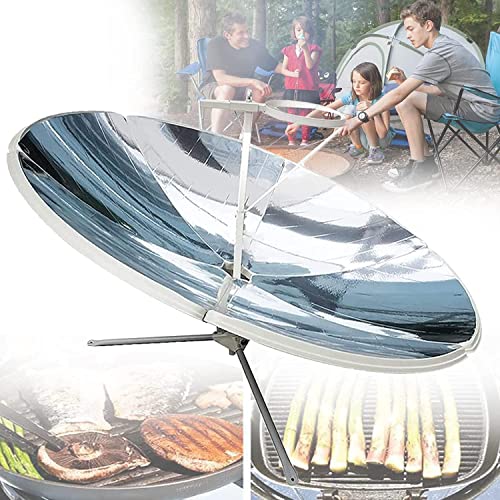 Solar Oven Portable Stove, Portable Parabolic,1800w Concentrated Solar Cooker, Outdoor Camping BBQ Food Cooking Concentrated Heating Tool