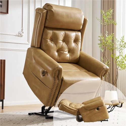 UOPYNE Oversized Power Lift Recliner with Massage Heat for Elderly