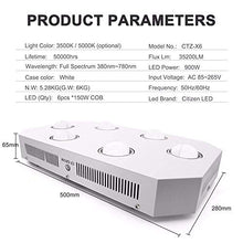 5sssallefaa COB LED Grow Light 900W Full Spectrum Greenhouse Hydroponics Plant Growing Light Sostituisci HPS Lamp Plants Greenhouse Veg Flower All Stage Growth