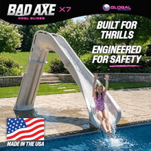 Global Pool Products Bad Axe X7 Slide Silver Quartz Right