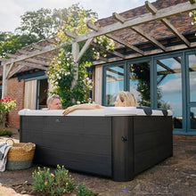 MSpa Square Hydro Jets Bubble Spa with Hard Exterior & Soft Lining Interior