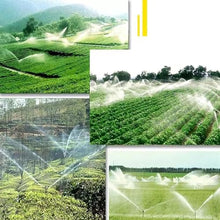 Farm Irrigation Spray,Rotary Large-Area Watering Spray,w/nozzle Set,25°Body Angle,for Corn Wheat Farmland Garden Lawn Watering