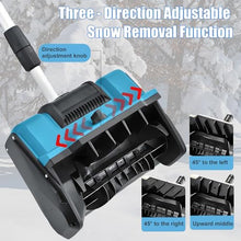 Snow Removal Machine Cordless – Battery-Powered Snow Blower, 2800rpm & 21v Snow Thrower – 26ft Snow Throw, Compact Electric Lifting Snow Shovel for Apartments, Garages & Trucks