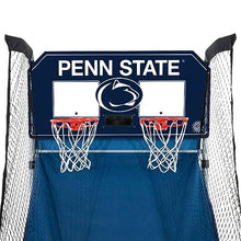 Pop-A-Shot Home Dual Shot with Penn State Nittany Lions NCAA Graphics Sensor Scoring 16 Game Modes 7 Balls Foldable Storage Orange