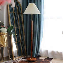 Floor Lamp，Floor Lamp for Living Room， Living Room Bedroom Bedside Lamp Vertical Table Lamp Standing Lamps(Walnut)