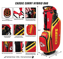 Team Effort WinCraft Los Angeles Rams Caddie Carry Hybrid Golf Bag Blue