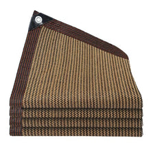 90% Shade Cloth for Garden, Heavy-Duty Sunblock Net with Grommets, UV Resistant Mesh Tarp, for Greenhouse, Patio, Pergola, Plants, Chicken Coop & Dog House, Brown