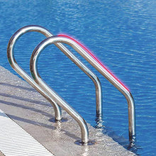Swimming Pool Escalator 304 Stainless Steel Swimming Pool Ladder Equipment with 2 Layers of Non-Slip Ladder Suitable for Indoor and Outdoor no Need to embed/Silver / 57cm (Silver 57cm)