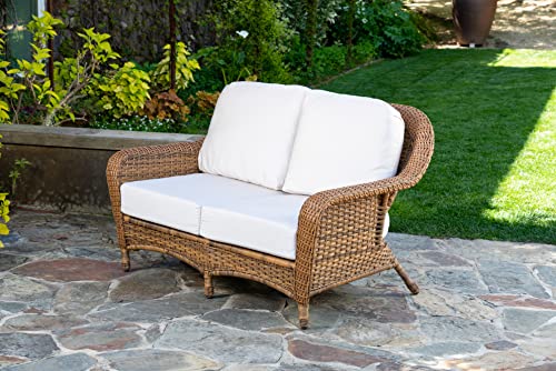 Tortuga Outdoor Sea Pines Patio Loveseat Mojave