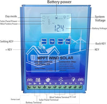 CHRISK 24v,9000W Renewable Energy Controller Universal for Off Grid Wind Solar Hybrid Systems Hybrid Charge Controller