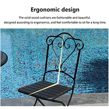 JIQHOHX A 3-Piece Set of Bistro Tables and Chairs, Folding Tables and Chairs,Outdoor Plastic Wood Patio Furniture Set,Three-Piece Foldable Balcony Table and Chair Set