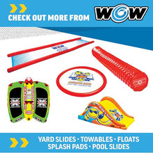 WOW Sports Wiggler Inflatable Sprinkler Slide with Center Bump