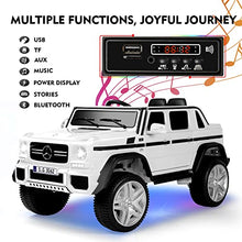Fitnessclub Kids Ride On Mercedes-Benz Maybach G650S Electric Car White