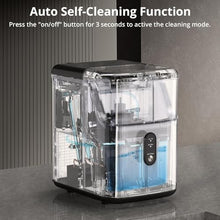 GarveeTech Nugget Ice at Home with Portable Ice Maker - 33 LBS/24H Production, One-Click Operation, Self-Cleaning, Compact Design, and Perfect for Kitchen/Party Use