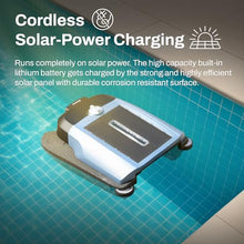 Betta Flex Solar-Powered Robotic Pool Skimmer – Cordless with Dual Cleaning Modes, Soft-Touch Pool Protection. Compatible with Infinity Edge, In-Ground & Above-Ground Pools (Blue)