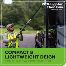 Greenworks 82V 24 in Pole Hedge Trimmer, 2.5 Ah Battery and Charger