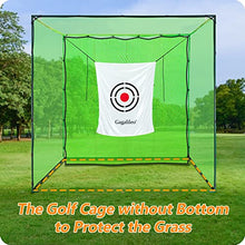 Gagalileo Golf Cage Hitting Net with Target Golf Training Aids Ball Return Net 10x10x10FT New Vision