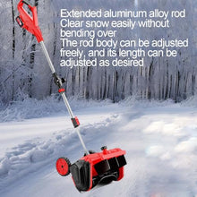 Snow Shovel，Snow Blower Bare, 1000W Brushless Motor with 30cm Clearing Width & 6M Throwing Distance, Adjustable Aluminum Pole for Efficient Snow Removal, Lightweight Design(NO Battery)